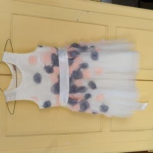 Nanette Lepore lace and satin dress.